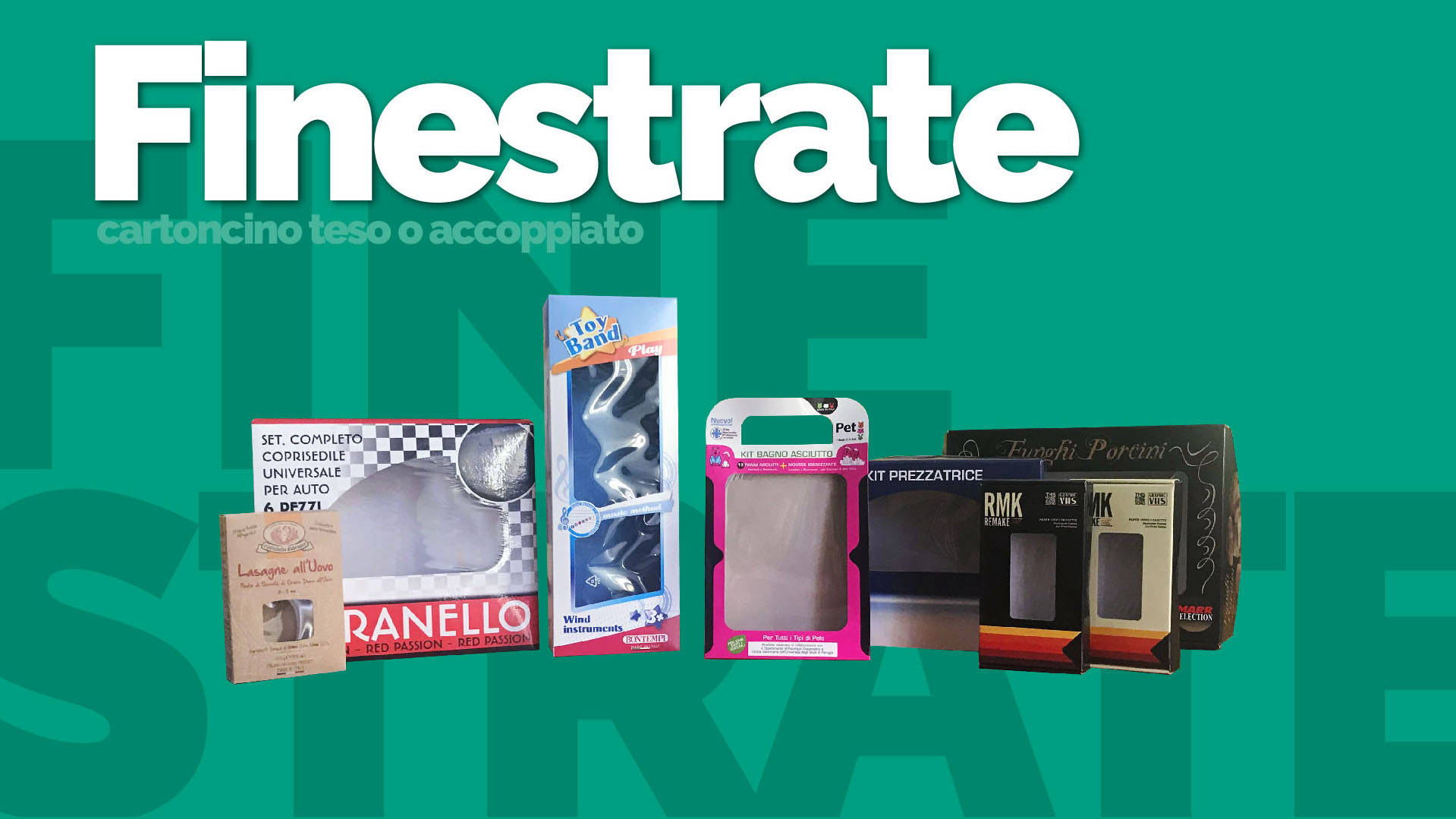 Scatole con finestra Ponselè Srl