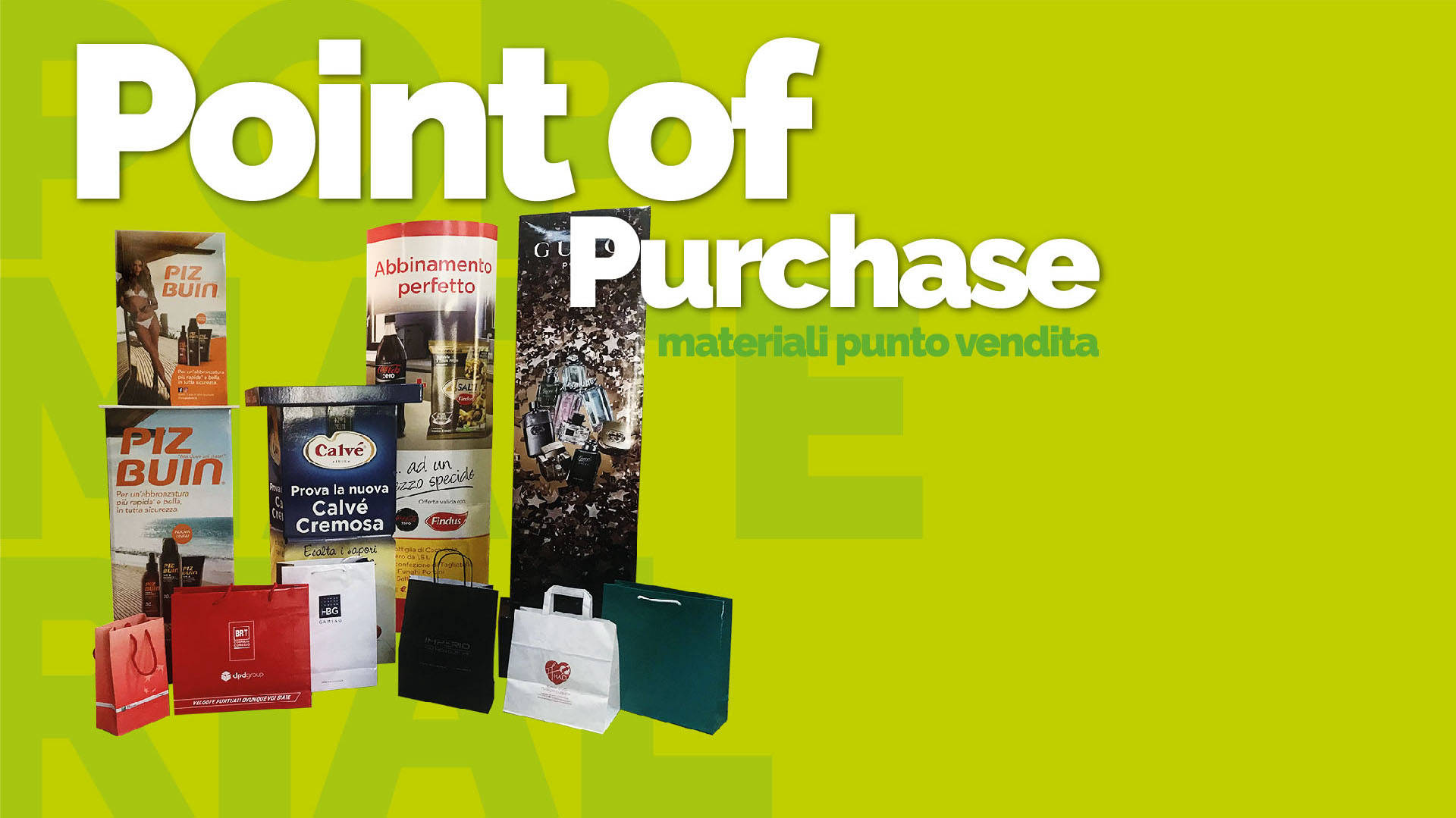 Materiali point of purchase Ponselè Srl
